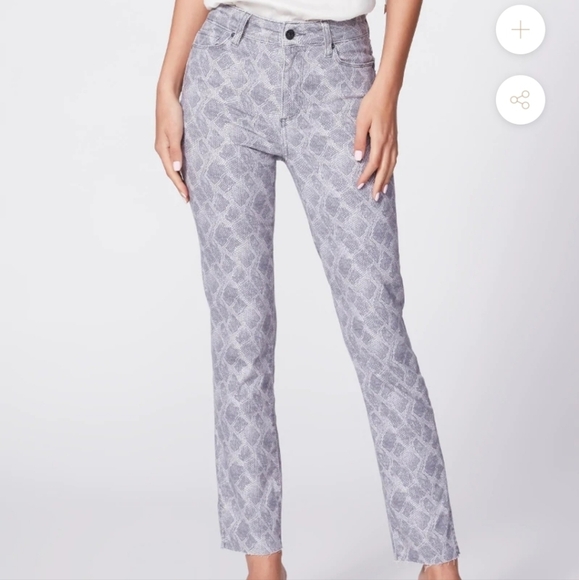 Paige  hoxton slim ouseam slit jeans bnwt size 26 - Picture 6 of 11